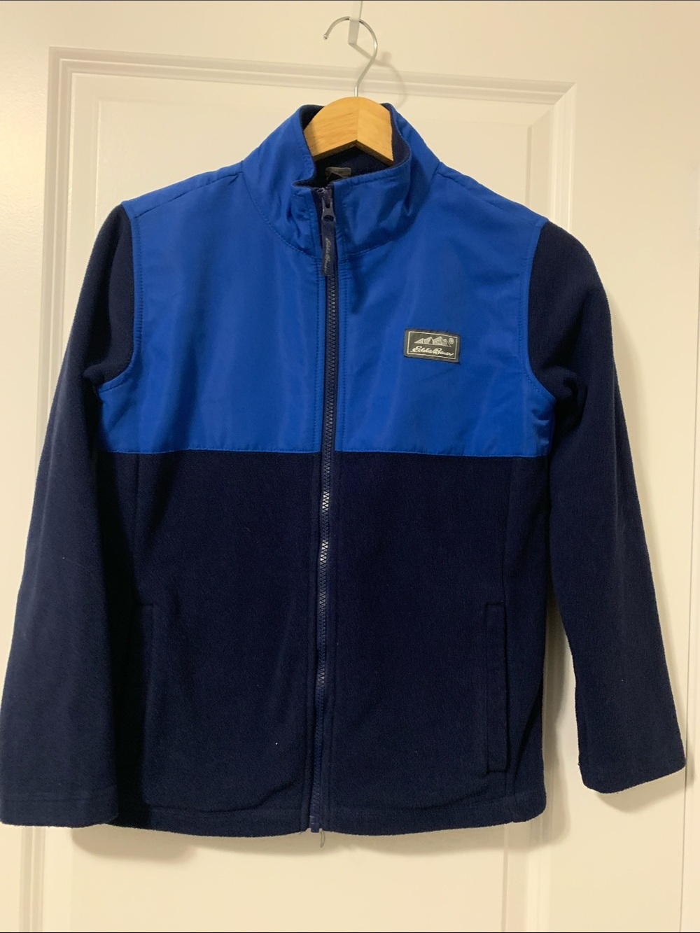 Eddie Bauer Blue and Navy Kids Fleece Jacket